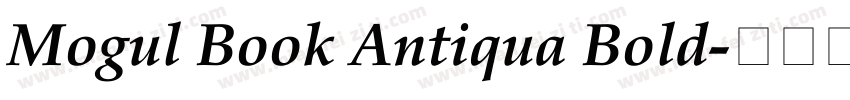 Mogul Book Antiqua Bold字体转换